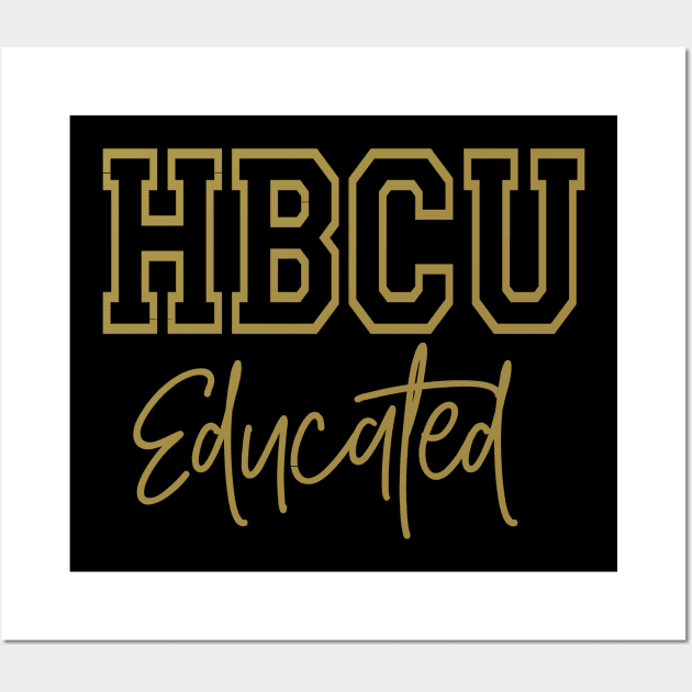 HBCU Educated Design Wall Art by OTM Sports & Graphics